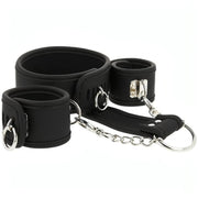 Set Costrittivo ″Collo legato ai polsi″ - Realizzato in pelle vegana