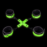 Set Fluoredscente Hogtie con Cavigliere e Polsiere