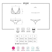 Sexy Completino Nude Set - S/M