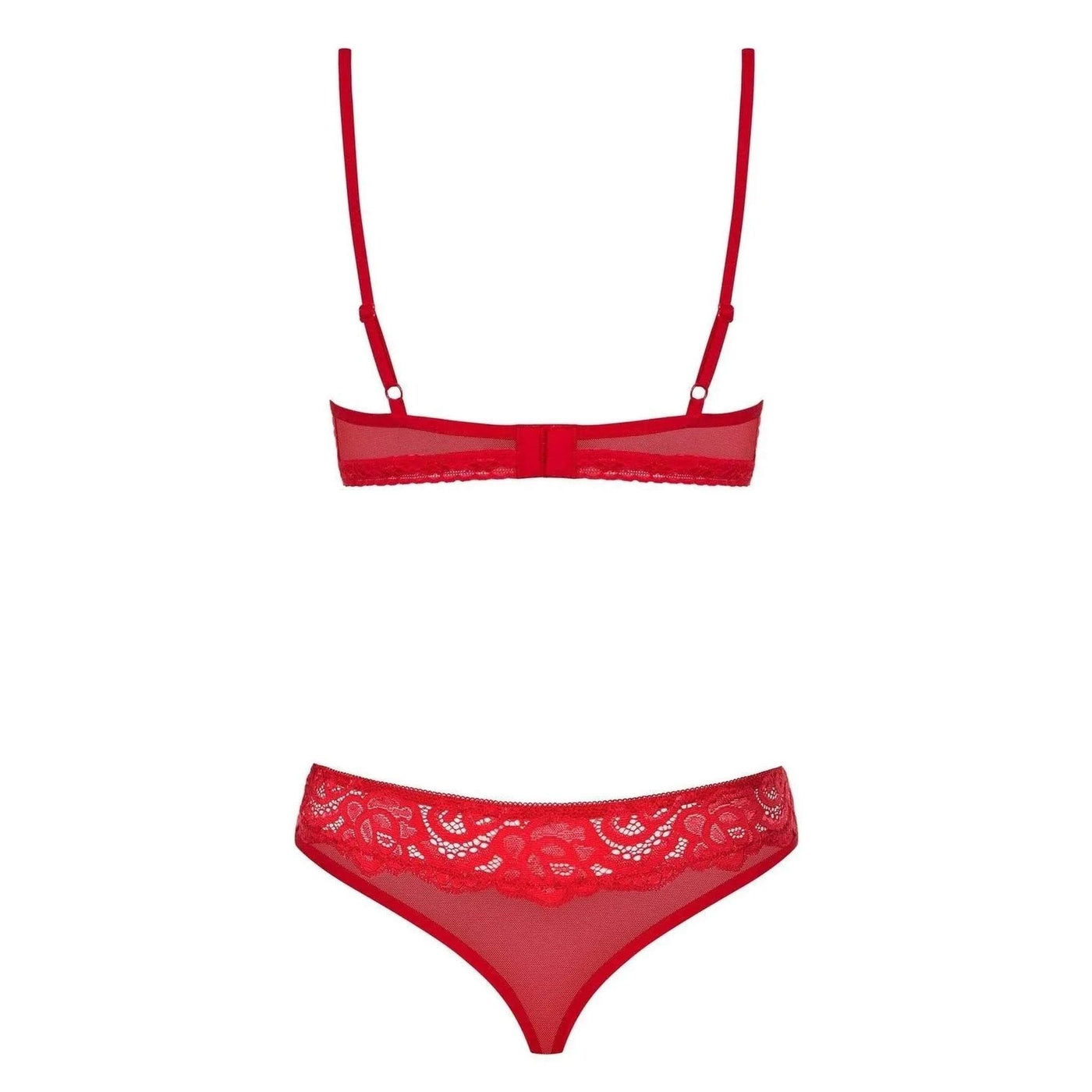 Sexy Completino Rosso Obsessive Tempting Set