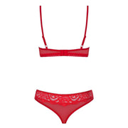 Sexy Completino Rosso Obsessive Tempting Set