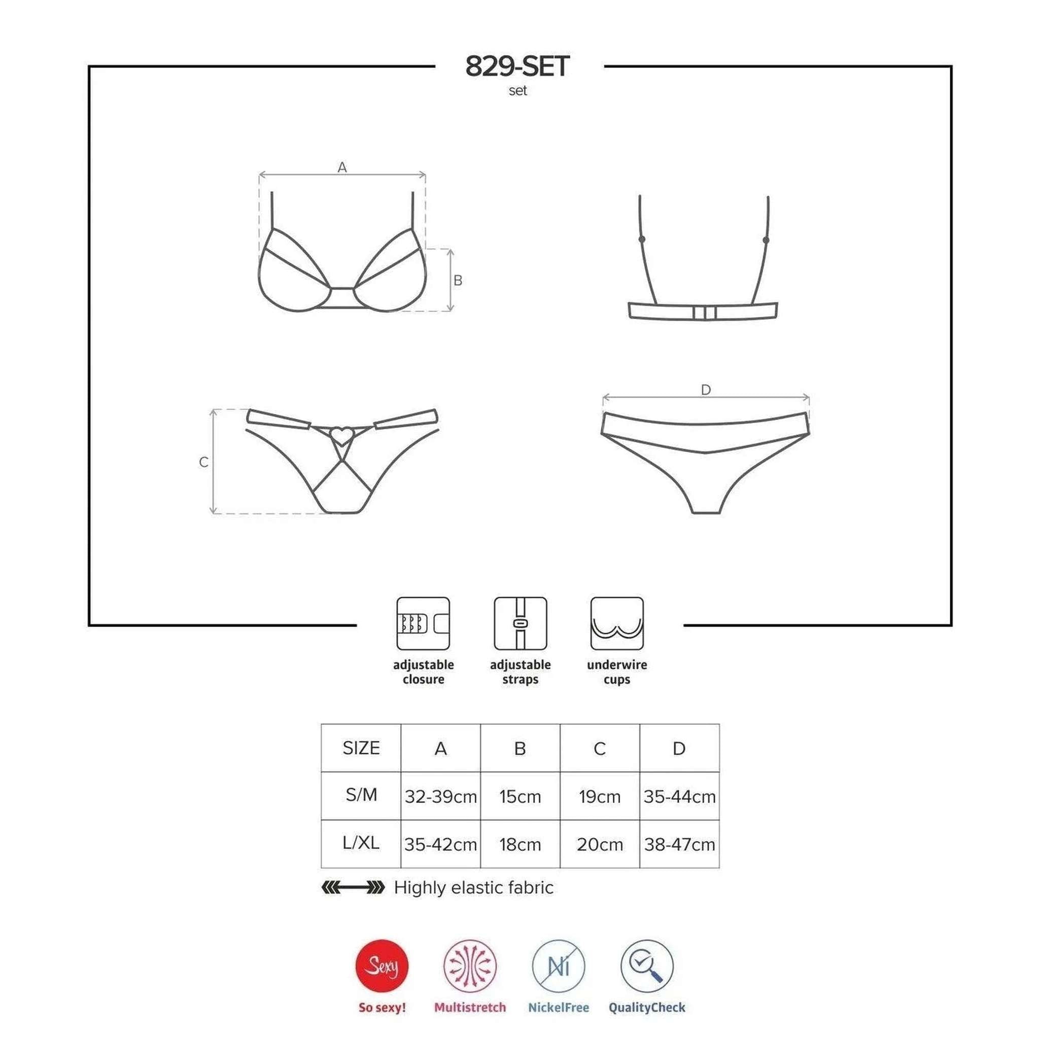 Sexy Completino Tempting Set - S/M