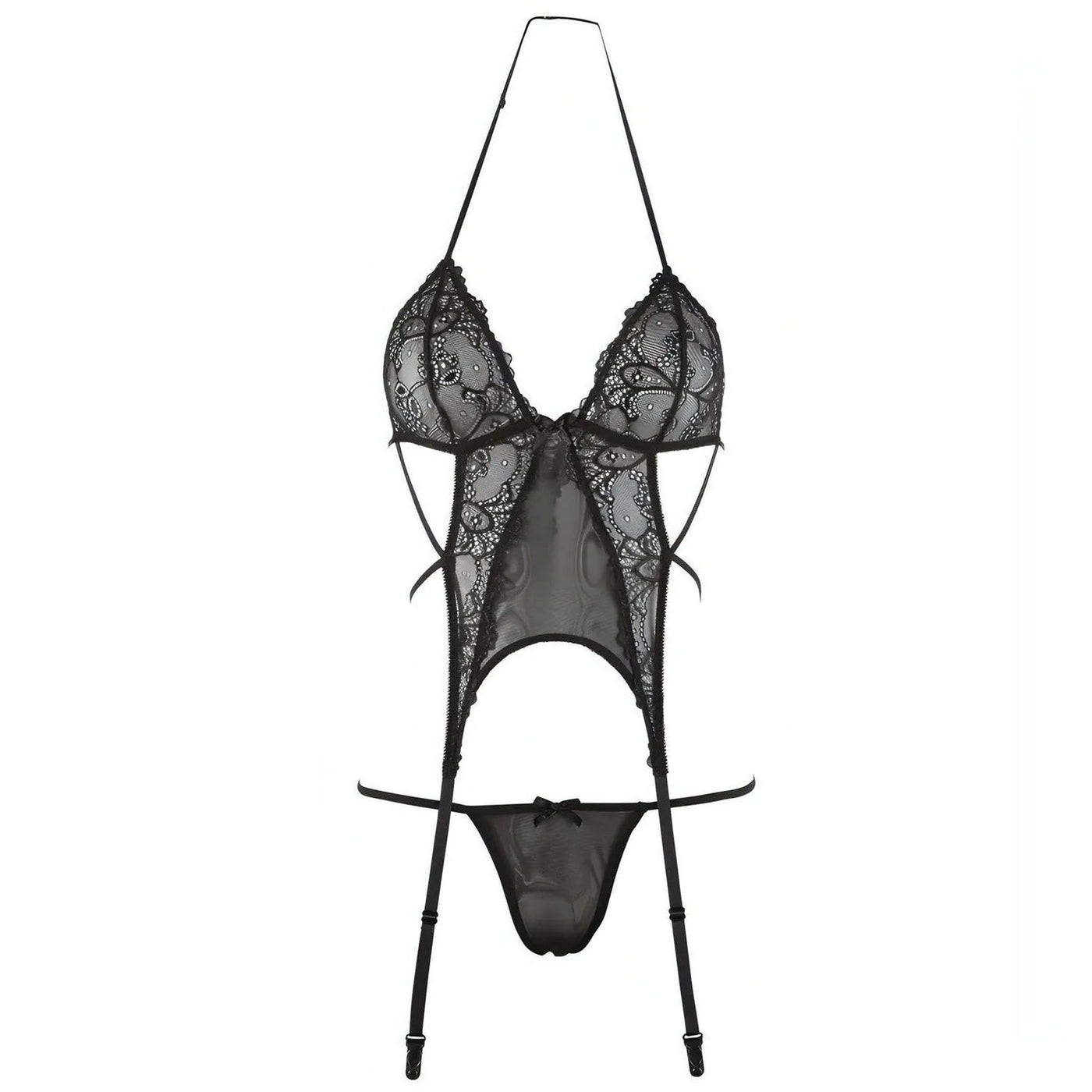 Sexy Set Con Body, Perizoma e Palline Vaginali