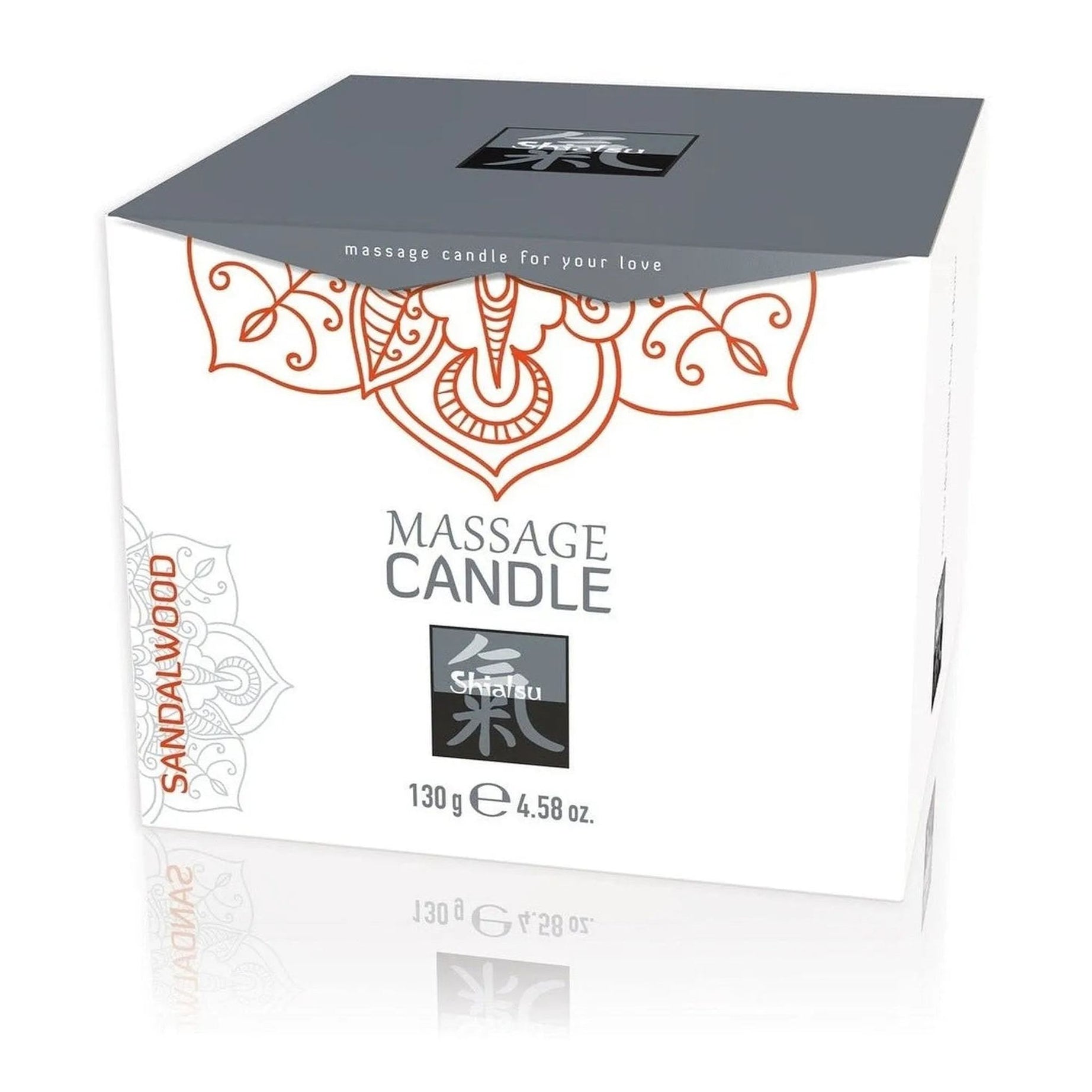 Shiatsu Candela da massaggio profumata aroma Legno di Sandalo