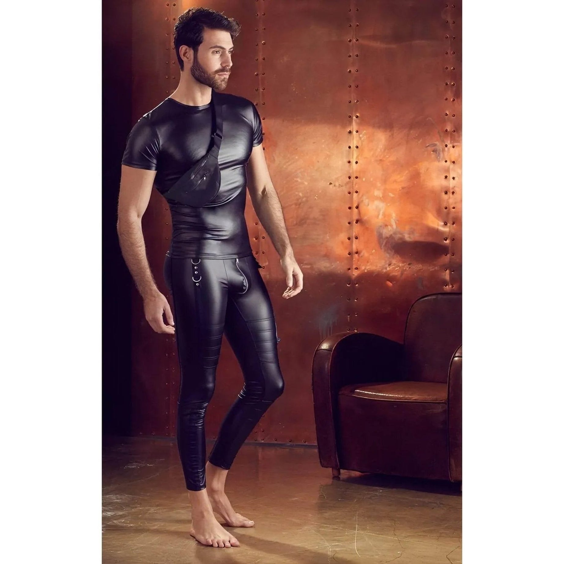 Shirt Sexy Con Marsupio Cucito