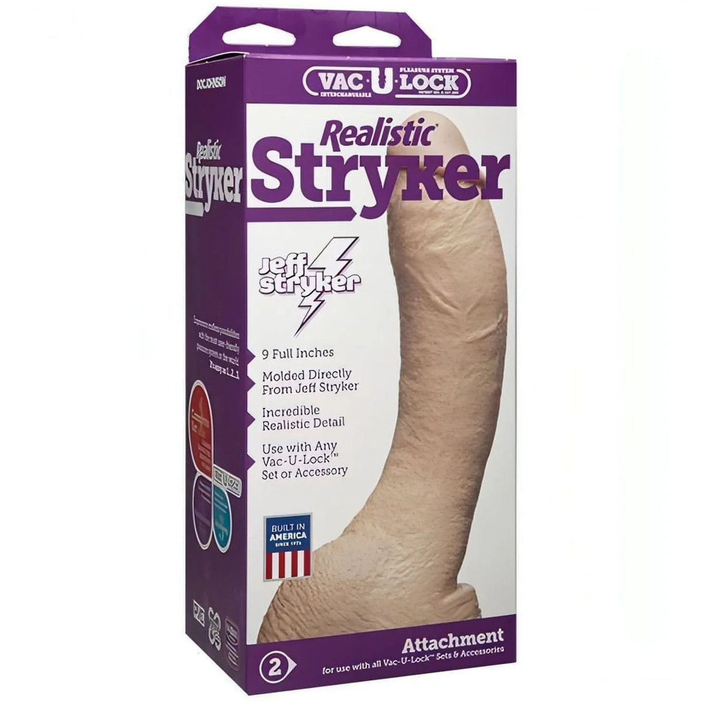 Signature Cock Jeff Stryker Fallo Maxi VAC-U-LOCK 25 cm