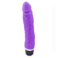 Silicone Classic Vibrator Slimline - Purple