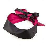 Silky Sensual Handucffs - Benda a fascia per occhi o Manette setate - Nero