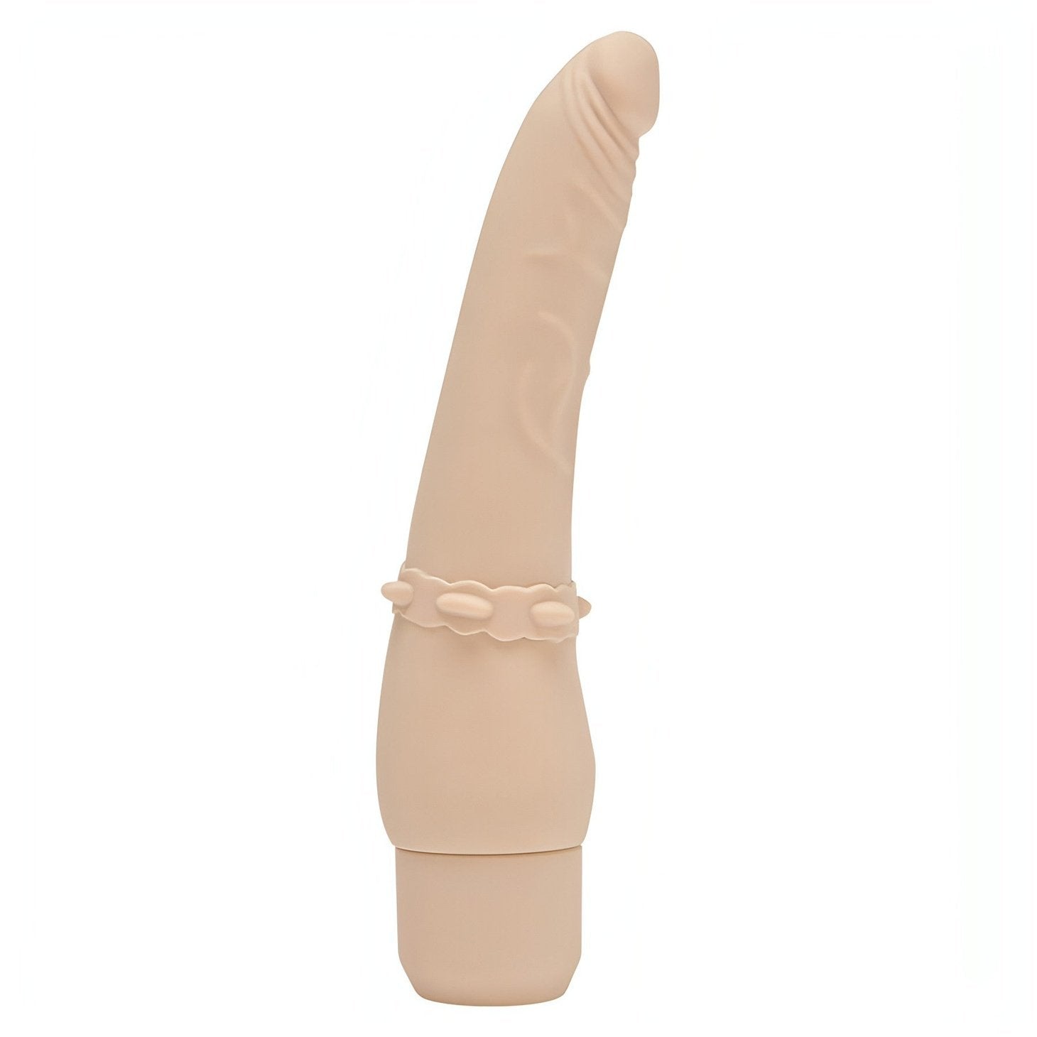 Slimline 100% Silicone Vibrator - Flesh Get Real