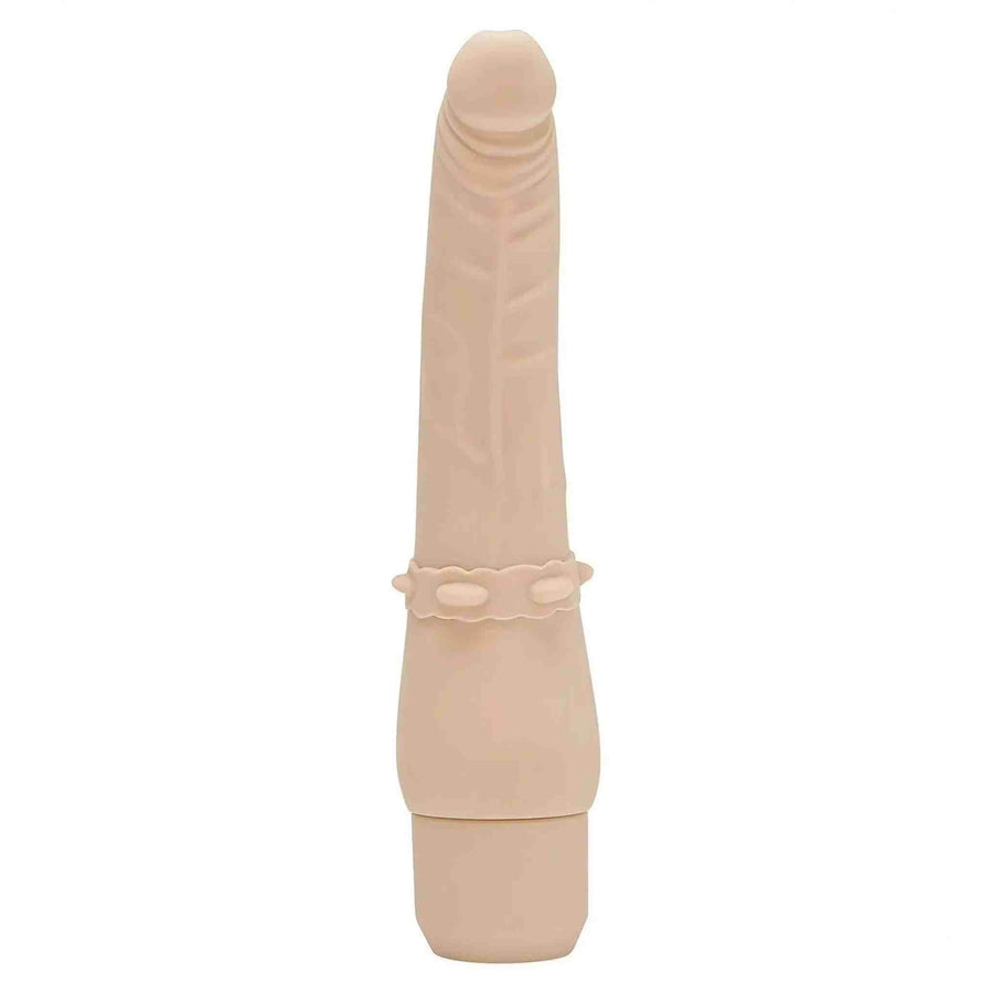 Slimline 100% Silicone Vibrator - Flesh