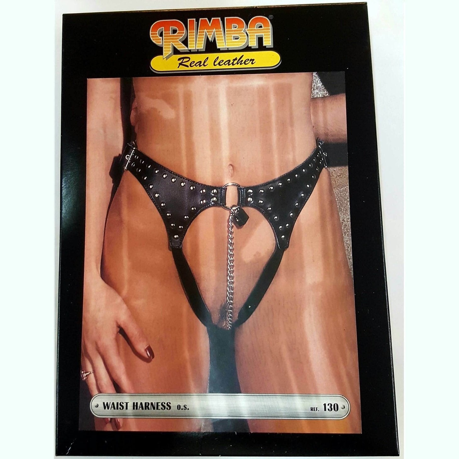 Slip Offen Leder Schwarz Mit Nie Rimba