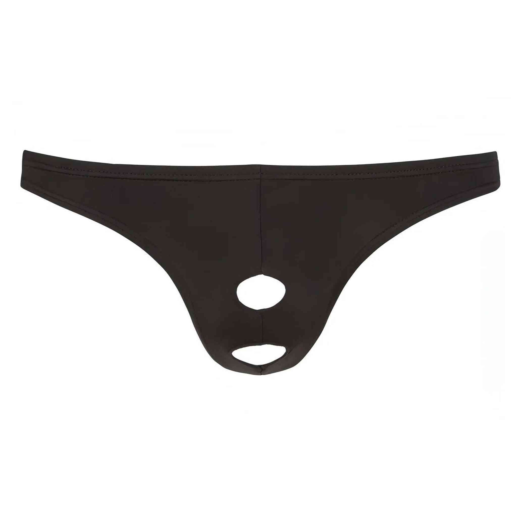 Slip con apertura pene - Nero