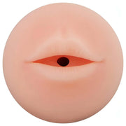 Soft Mouth Tube Cup - Masturbatore bocca vibrante bocca in cyberskin