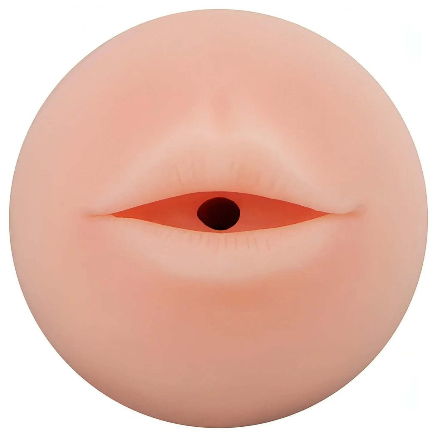 Soft Mouth Tube Cup - Masturbatore bocca vibrante bocca in cyberskin