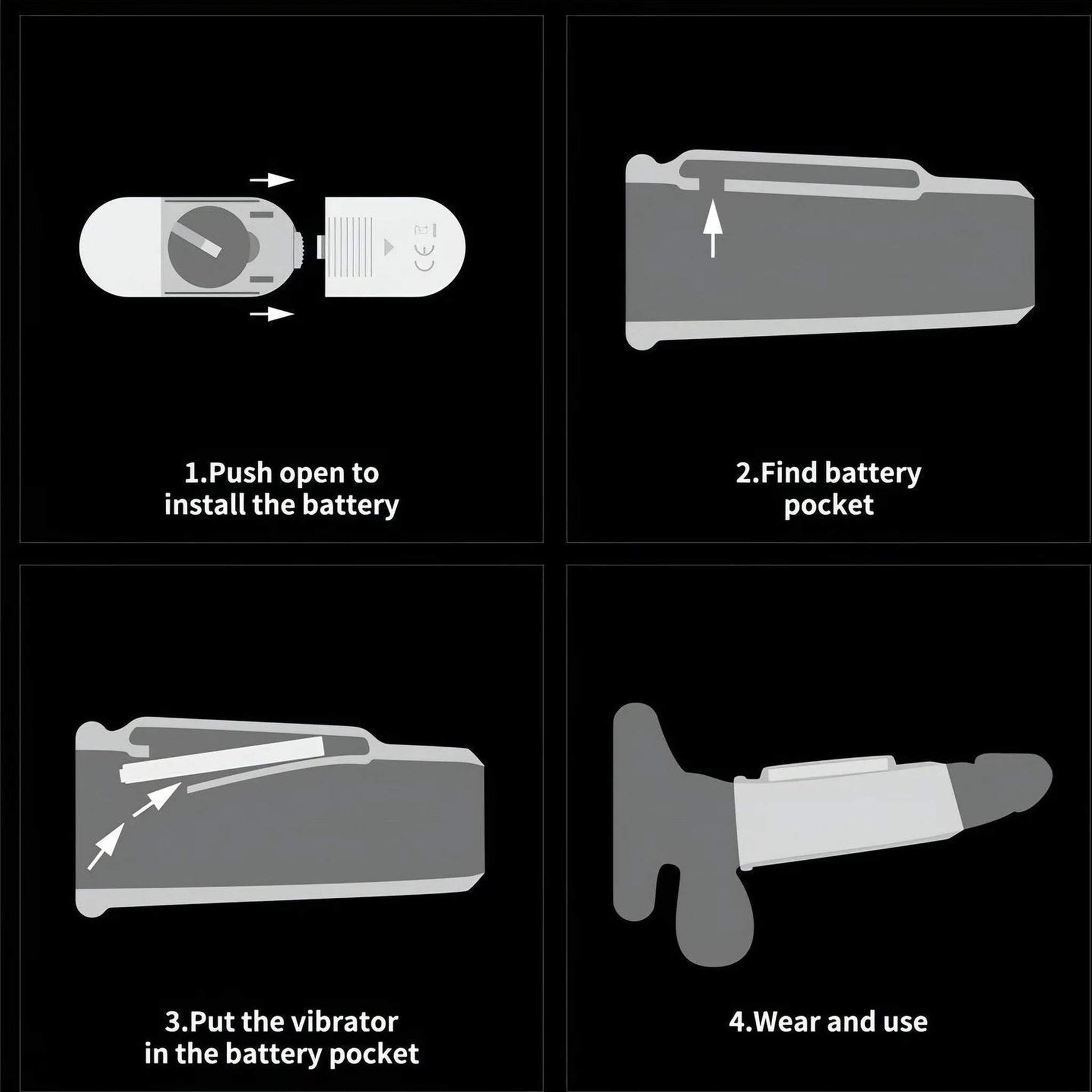 Spiral Guaina Corta Stimolante Con Vibrazione