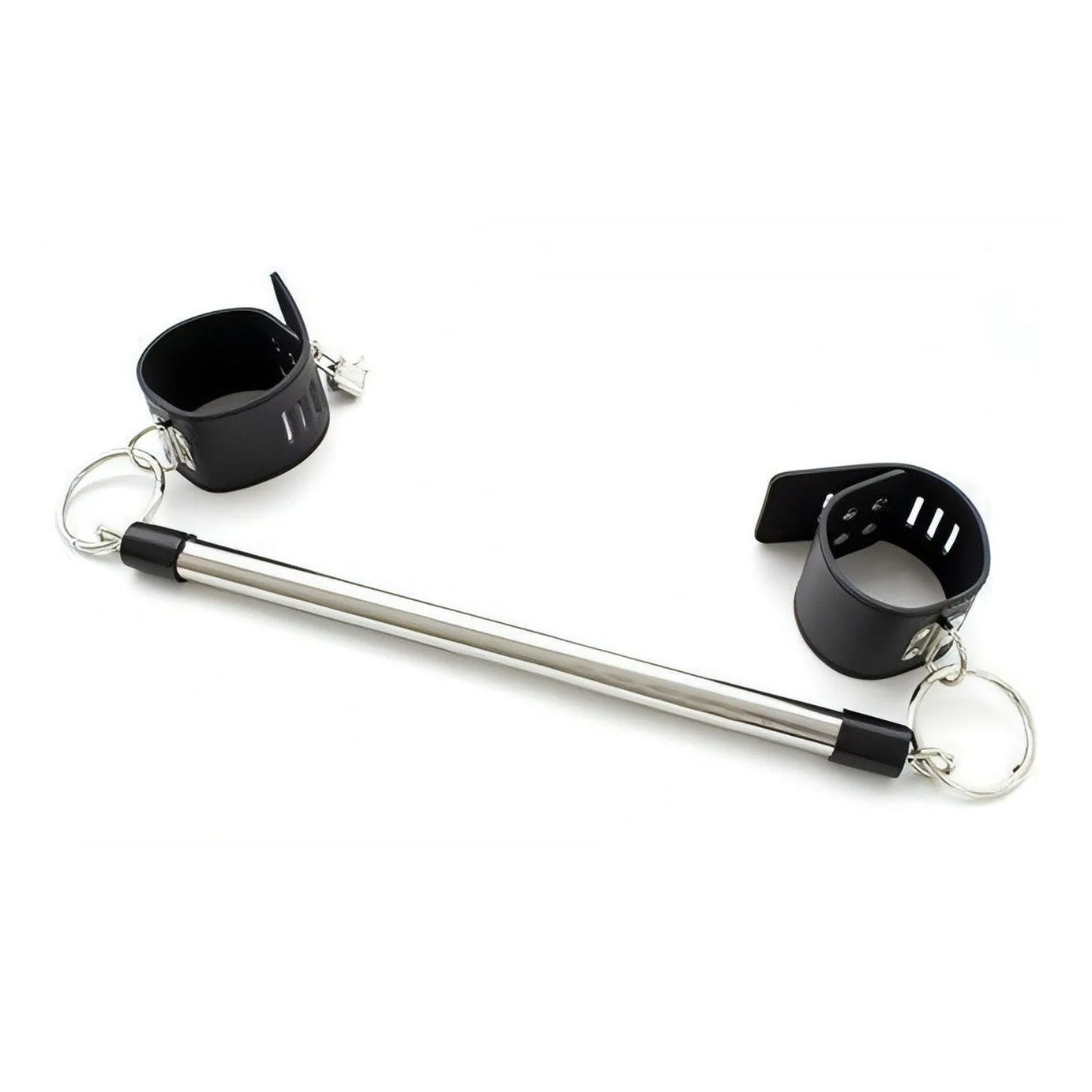 Spreader Bondage Bar with Leather Ankle Cuffs and Locks