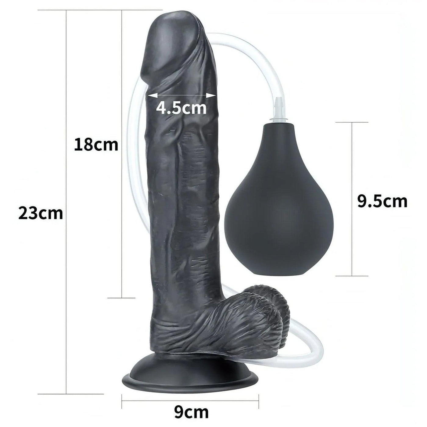 Squirt Extreme Fallo Realistico 9'' con Eiaculazione