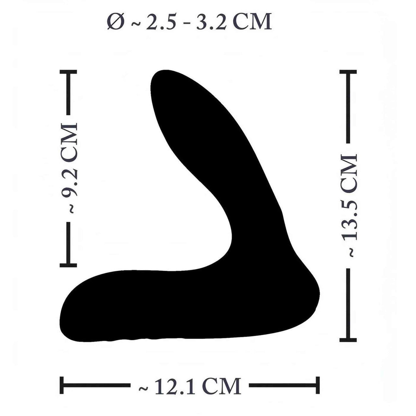 Stimolatore Prostatico in Silicone Vibrante e Gonfiabile