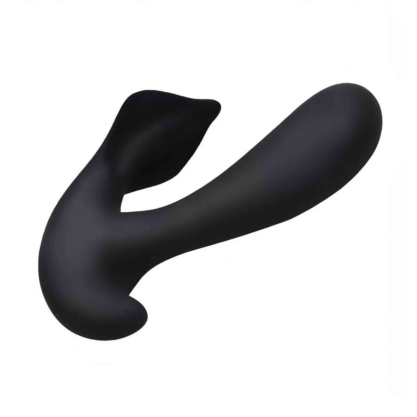 Stimolatore Punto P in Silicone Medicale con 10 diversi programmi di vibrazione - Nero, Ricaricabile
