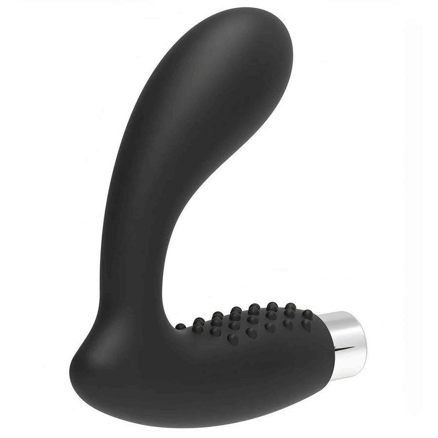Wiederaufladbarer Stimulator für Prostata- und Perineummassage aus Silikon