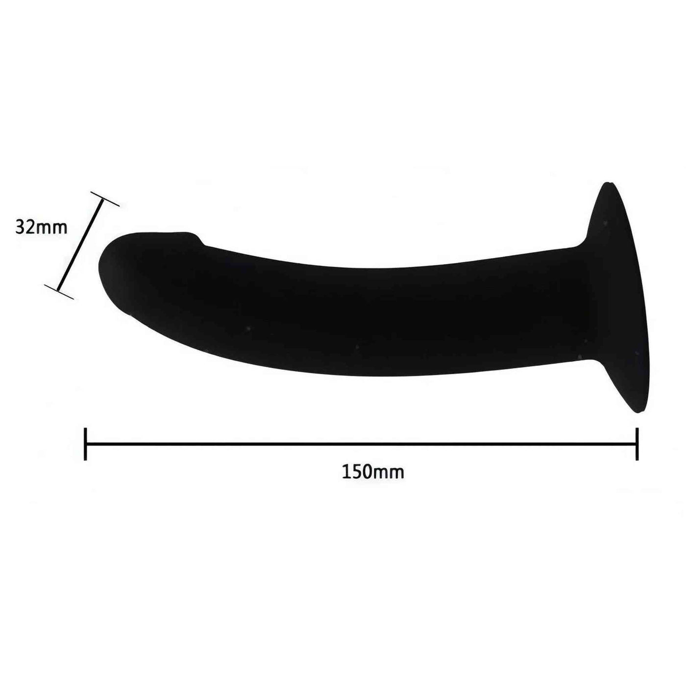 Strap-On Design Nero 5.9″ - Silicone Medicale