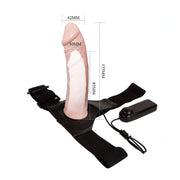 Strap-On Hollow Vibrante 15.5 cm