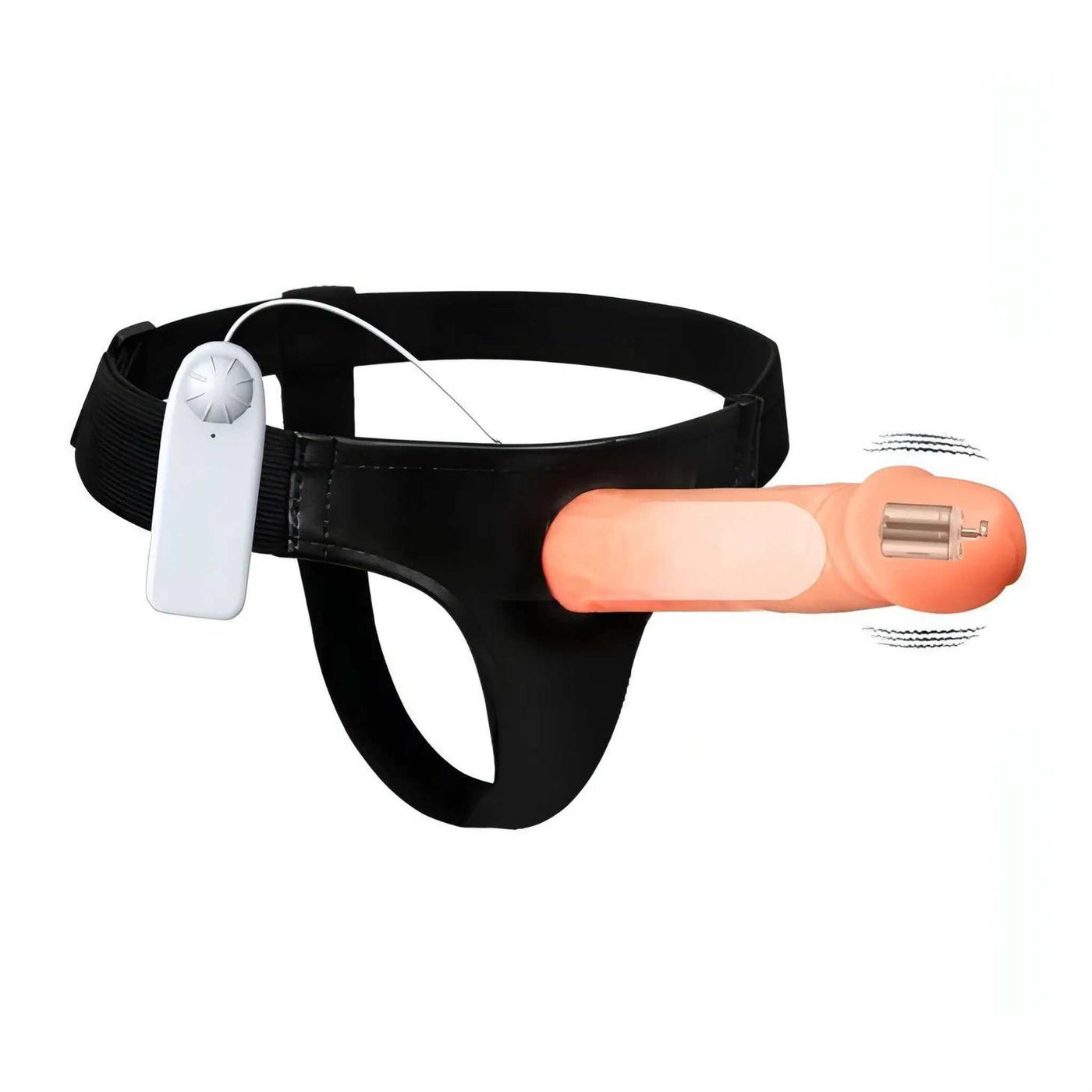 Strap-On Hollow Vibrante 17 cm