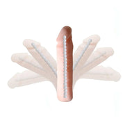 Strap-On Realistico con fallo 22.5 cm con funzione bendable