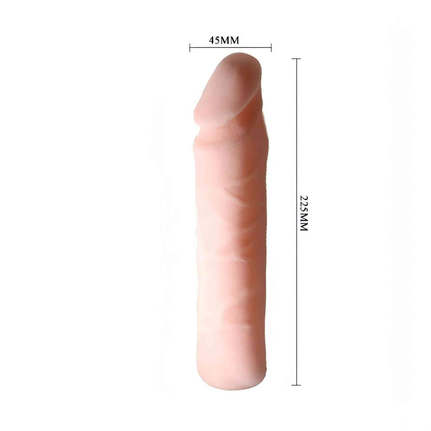 Strap-On Realistico con fallo 22.5 cm con funzione bendable