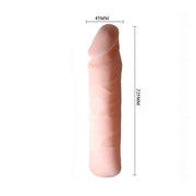 Strap-On Realistico con fallo 22.5 cm con funzione bendable
