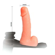 Strap-On realistico 18.5 cm Ø 4 cm
