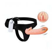 Ingresso cavità vagina realistica e sezione interna metallo dildo hollow