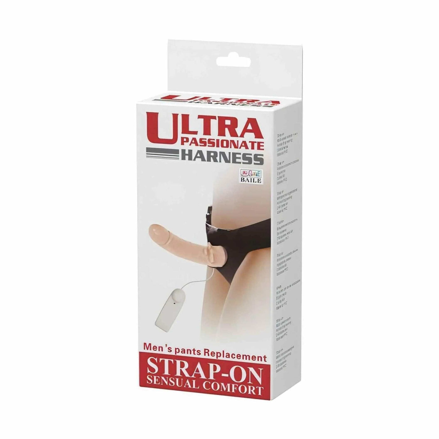 Strap-on Hollow vibrante con sitmolatore clitorideo