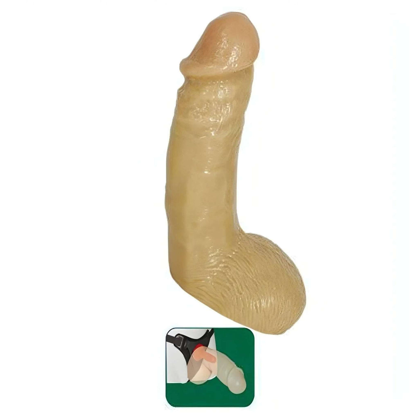 Strap-on con fallo realistico 6″ - Rosa Carne