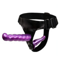 Interchangeable internal/external strap-on or double penetration - Purple, TPE