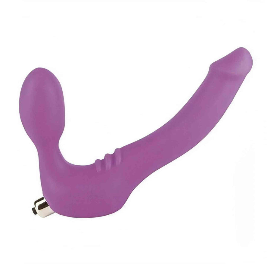 Strapss Strap-On 10 modos de vibración, gran tamaño, color púrpura