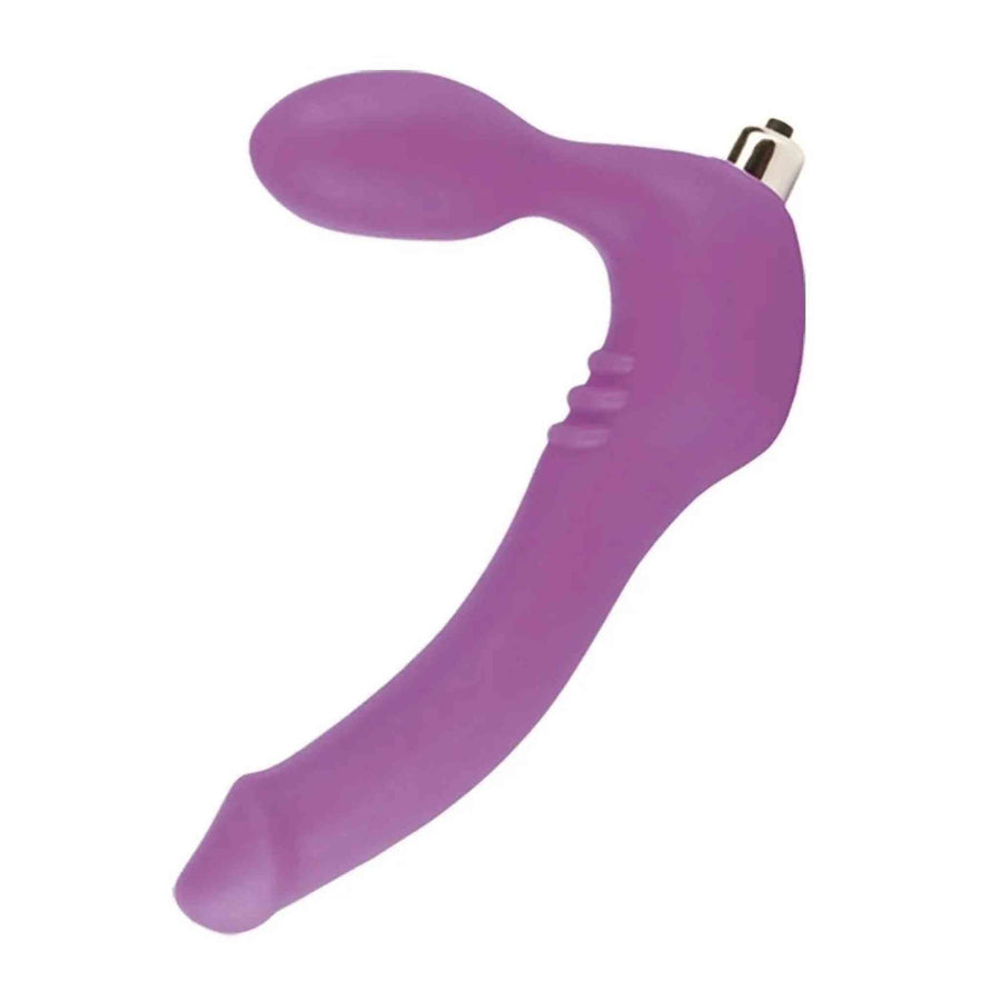 Strapless Strap-on 10 vibration modes, Size Small, Purple color