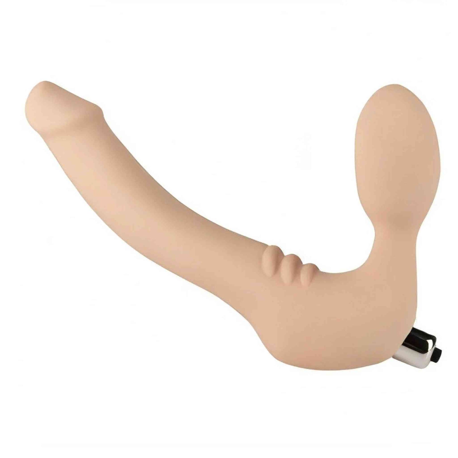 Strapless Strap-on 10 modalità di vibrazione, Taglia Small, Colore Rosa Carne