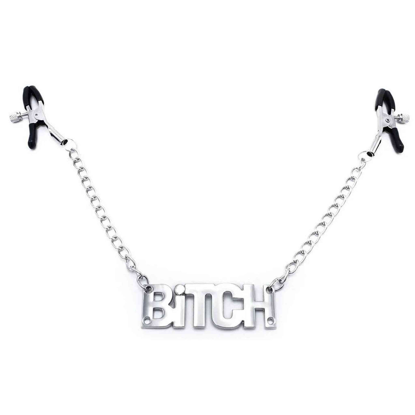 Stringicapezzoli Con Catena e Ciondolo "Bitch"