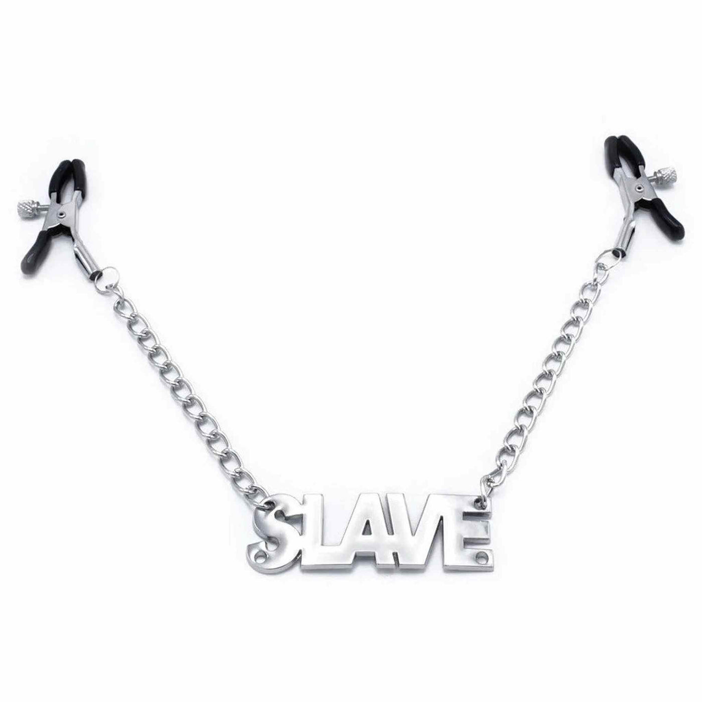 Stringicapezzoli Con Catena e Ciondolo "Slave"