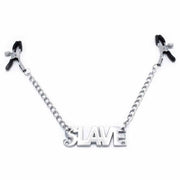 Stringicapezzoli Con Catena e Ciondolo "Slave"
