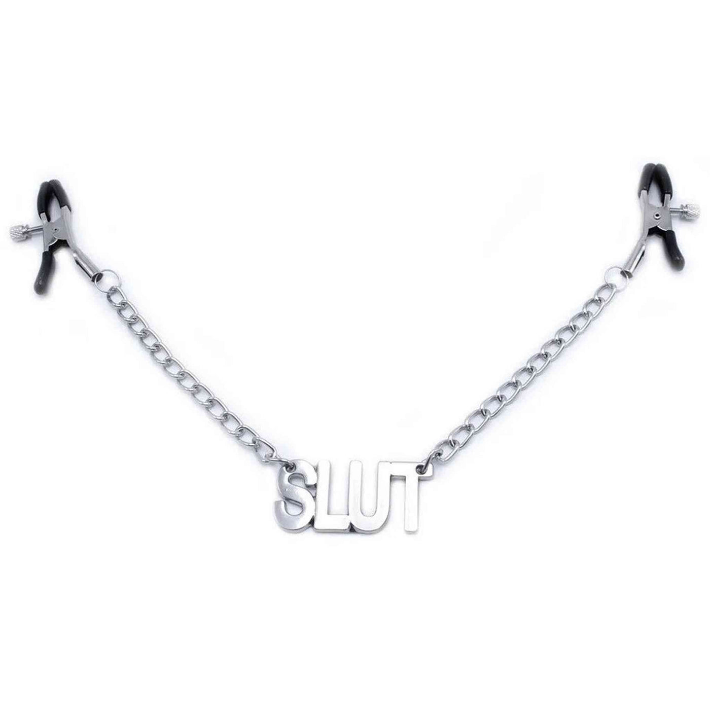 Stringicapezzoli Con Catena e Ciondolo "Slut"