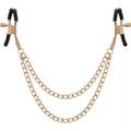 Stringicapezzoli premium con cadena de punto medio doble - Rose de oro