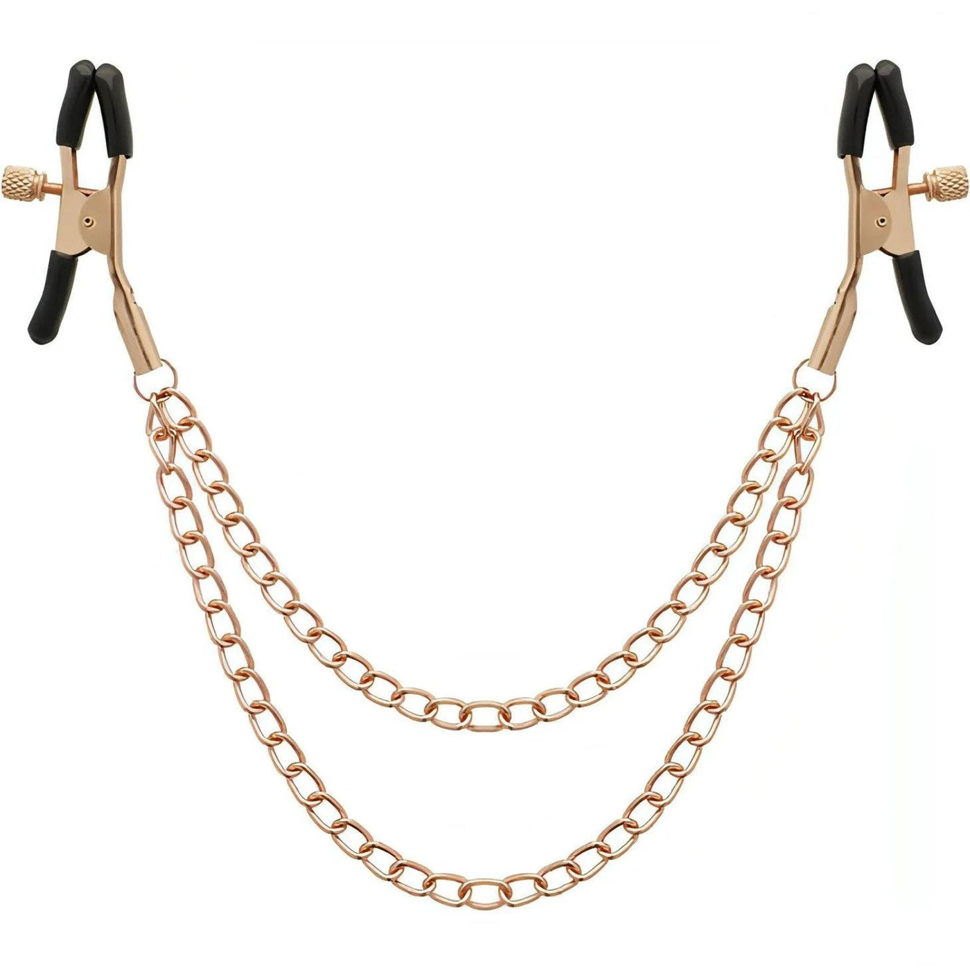 Stringicapezzoli Premium con Doppia Catena a maglia media - Gold Rose