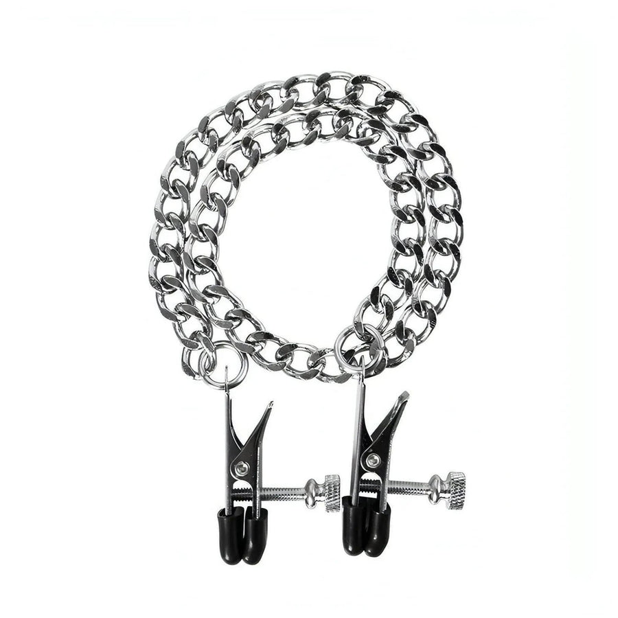 Adjustable nipple clamps - Medium link 40.6 cm long