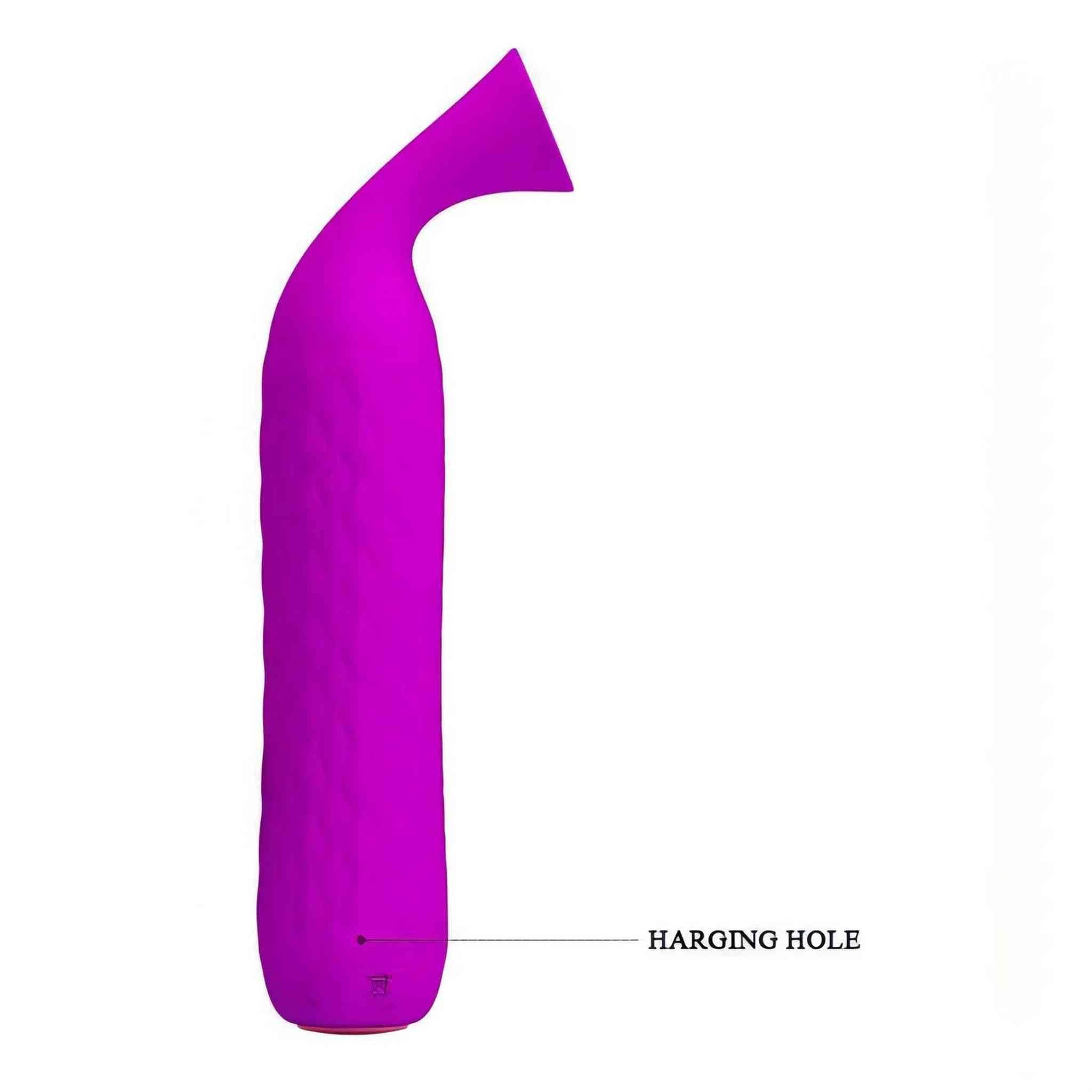 Succhiaclitoride in 100% silicone medicale, 12 diverse modalità di suzione - Viola, Ricaricabile, Silicone Medicale