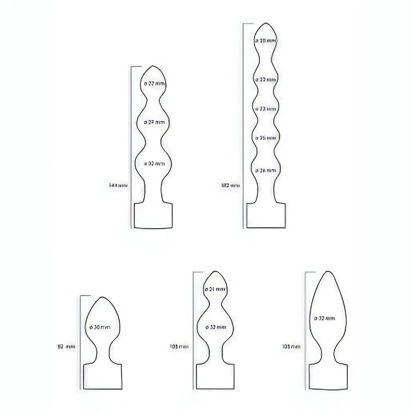 Super Anal Kit 6 pezzi