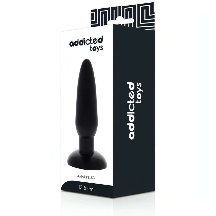 Super Soft Anal Plug - Black, 13.5 cm