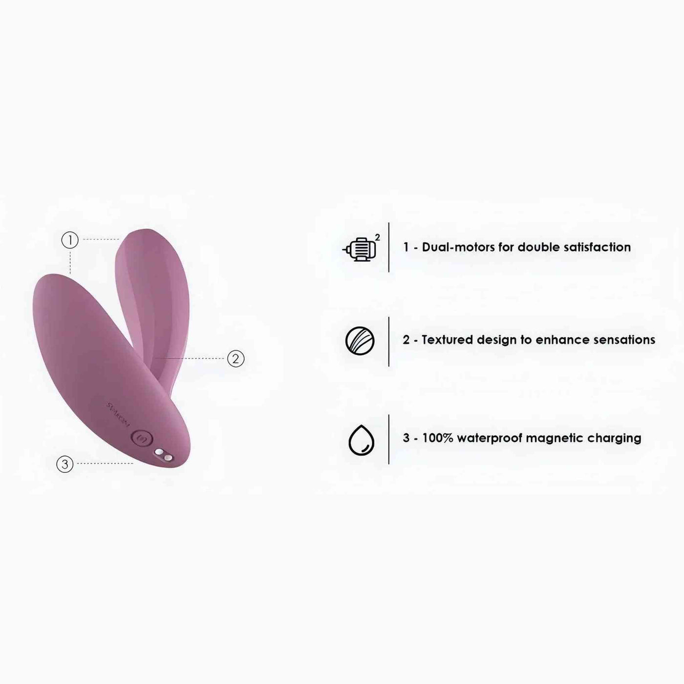 Svakom Erica Vibratore Doppia Funzione APP Controlled