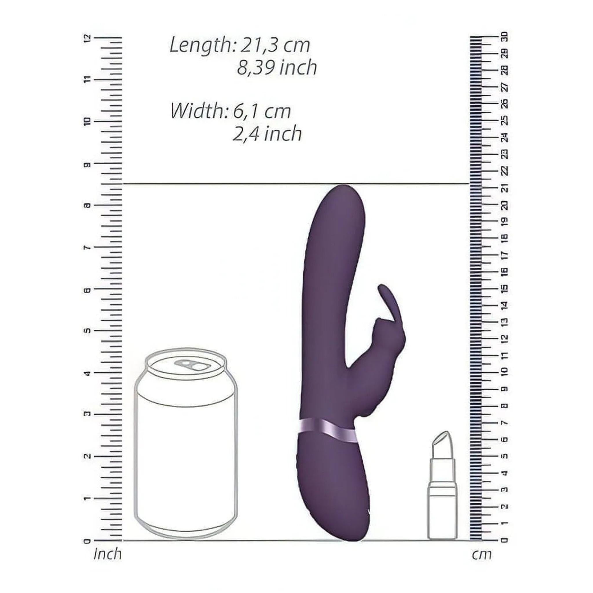 Taka Vibratore Rabbit Gonfiabile con 3 diversi motori